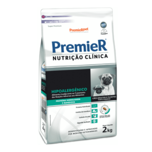 Ração Premier Nutrição Clínica Hipoalergênico para Pequeno Porte 2kg