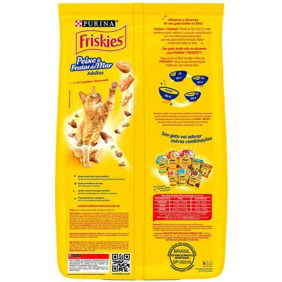 Ração Seca Nestlé Purina Friskies Mar de Sabores para Gatos Adultos - 1kg - Image 2
